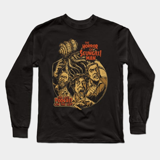 The Last Horror Man On The Left Long Sleeve T-Shirt by Generalvibes